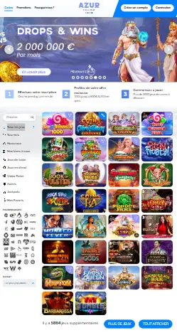 la aplicación e interfaz de WINSpark Casino
